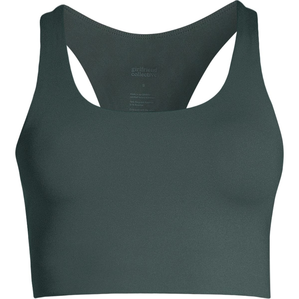 Girlfriend Collective - Paloma Sports Bra - Forest Green - Size XS